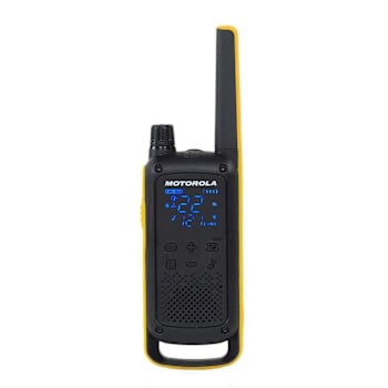 Motorola Solutions T470 Black And Yellow 2-Way Radio With Belt Clip Package Of 2