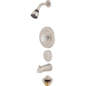 Replacement For Moen Chateau Tub-Shower Trim Kit Brushed Nickel