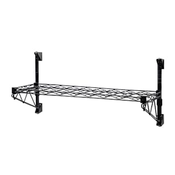 Quantum Storage Systems Single Wine Cantilever, 1 Shelf, 14" X 14" X 48", Black