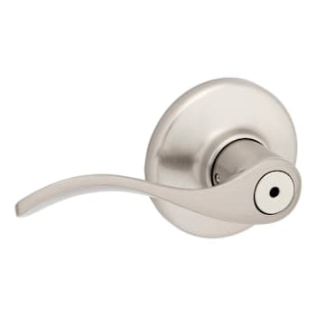 Kwikset Balboa Satin Nickel Bed/Bath Privacy Door Lever Contractor Pack, Case Of 6