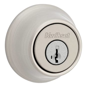 Kwikset 660 Series Satin Nickel Keyed Alike Single Cylinder Deadbolt With Smartkey Security Contractor Pack, Case Of 6