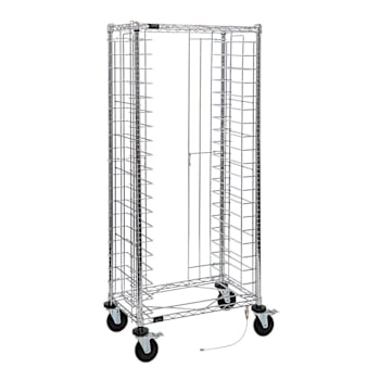 Image for Quantum Storage Systems Wire Side Load Tray Cart, 3" Spacing, 18" X 30" X 69" from HD Supply