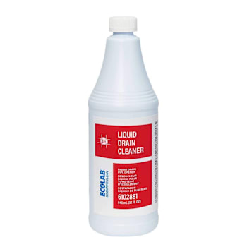 Ecolab Liquid Drain Cleaner 32 Fl Oz Case Of 12