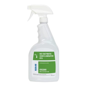 Ecolab Bio-Enzymatic Odor Eliminator RTU 32 Fl Oz Case Of 6