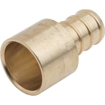 Image for Apollo 1/2" Brass PEX-B Barb X 1/2" Female Copper Sweat Adapter from HD Supply