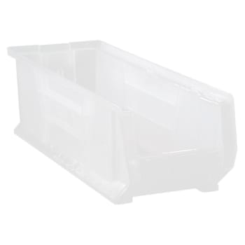 Quantum Storage Systems Hulk Stack Container 23-7/8lx8-1/4w X7"H Clear Case Of 6