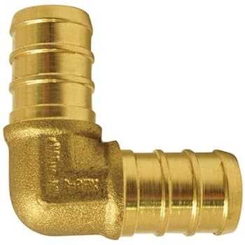 Image for Apollo 1/2" Brass Pex Barb 90 Elbow from HD Supply