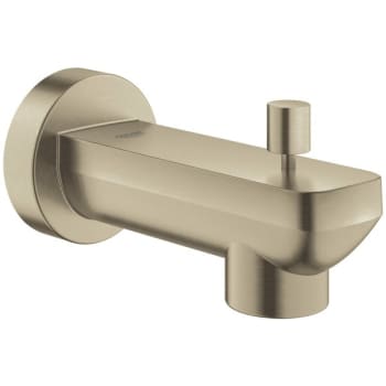 Image for Grohe Lineare Brushed Nickel Wall-Mounted Tub Spout 2-5/8" With Diverter from HD Supply