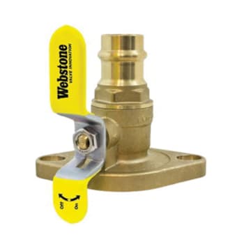 Image for Webstone The Isolator® Ball Valve 3/4" Forged Brass Body Full Port from HD Supply