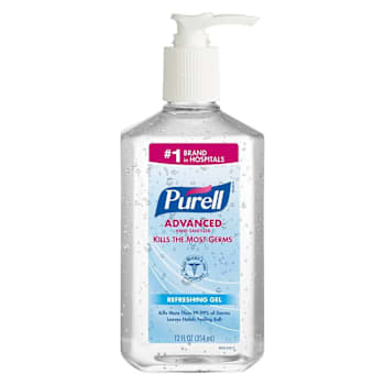 PURELL Advanced Hand Sanitizer Refreshing Gel Clean Scent 12 Fl Oz