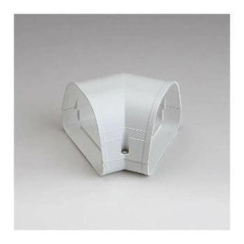 Image for Rectorseal Fortress Lineset Covers 4.5" 45 Degree Flat Ell, White 122 from HD Supply