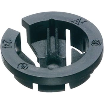 Arlington 3/4" Plastic Push-In Button Connector, Black