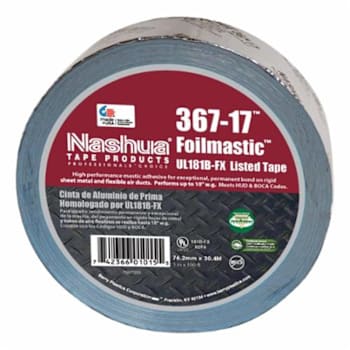 Nashua Foilmastic Butyl Rubber Sealant Tape, 17 Mil, 3" X 100'