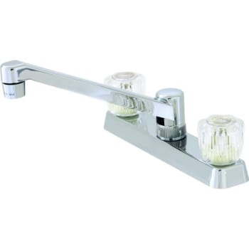 Image for Non-Metallic Kitchen Faucet Chrome Two Handle Acrylic from HD Supply