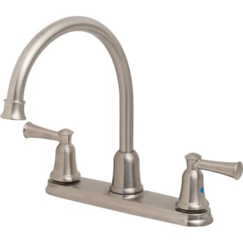 Cleveland Faucet Group® Capstone™ 2 Handle Kitchen Faucet, 1.5 Gpm, Classic Stainless