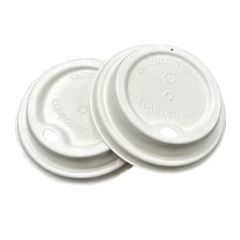 RDI-USA Cup Lids Bagasse 10oz Wyndham Cups Case Of 1000