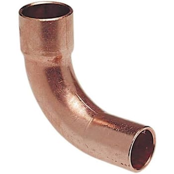 Nibco 1/4 " Wrot Copper 90-Degree Ftg X C Long Radius Elbw