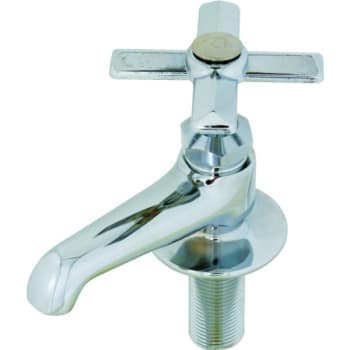 Image for Ez-Flo® 438855 Lavatory Faucet, 2.4 Gpm, 60 Psi, 1 Handle, Solid Brass, Chrome Plated from HD Supply
