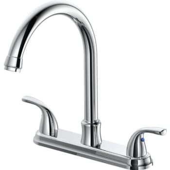 Seasons Anchor Point Kitchen Faucet Chrome Two Handle With Spray Hd Supply