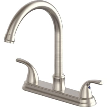 Seasons® Anchor Point™ Kitchen Faucet Brushed Nickel Two Handle Gooseneck