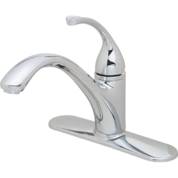Kohler Forté Single Handle Kitchen Faucet With Spray, Polished Chrome, 1.8 GPM