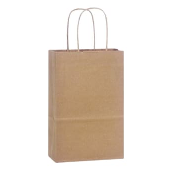 Amenity Services Small Kraft Bag Case Of 50