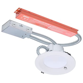 SATCO 6" LED Commercial Downlight, Select Cct/Watt, Integrated Emergency Driver