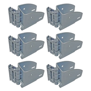 Snap-Loc E-Track Wood Beam End Socket With Hinge Package Of 6