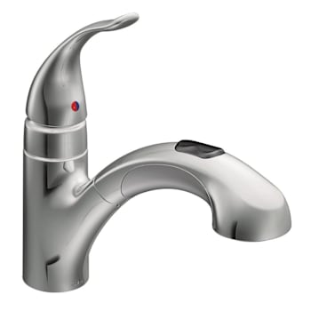 Moen® Integra™ Pull-Out Kitchen Faucet, 1.5 Gpm, Chrome, 1 Handle