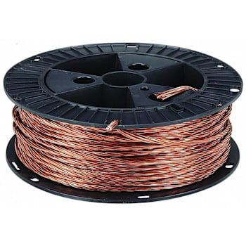 Image for Southwire 4 Awg Stranded Sd Bare Copper Grounding Wire, 198' Spool from HD Supply