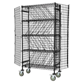 Quantum Storage Systems Bulk Wine Wire Security Unit Stationary Black Epoxy