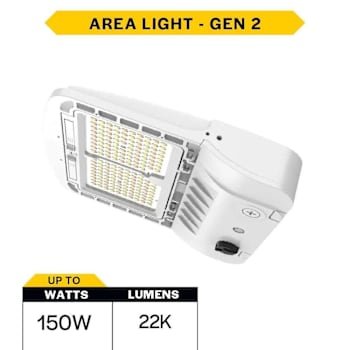 Image for Halco Sektor LED G2 Area Light, 15000-22000 Lumens, 3k/4k/5k, White from HD Supply