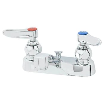 Image for T & S® Lavatory Faucet, 2.2 GPM, 1.437" Spout, Polished Chrome, Pop-Up Drain from HD Supply