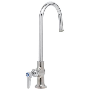 Image for T & S Pantry Faucet Single Hole Lever Handles Chrome 5.23 Gpm from HD Supply
