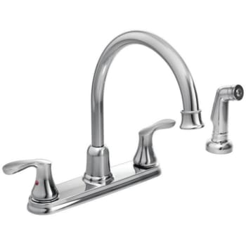 Image for Cleveland Faucet Group® Cornerstone 2-Handle High Arc Kitchen Faucet (Chrome) from HD Supply