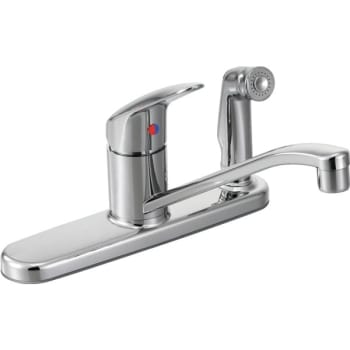 Image for Cleveland Faucet Group® One Handle Kitchen With Spray In Deck from HD Supply