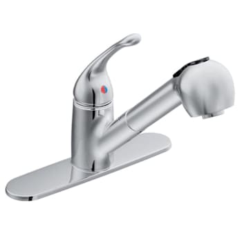 CFG Capstone™ Pull-Out Kitchen Faucet, 1.5 Gpm, Chrome, 1 Handle