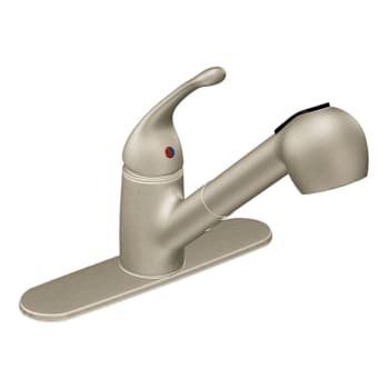CFG Capstone™ Pull-Out Kitchen Faucet, 1.5 Gpm, Stainless Steel, 1 Handle