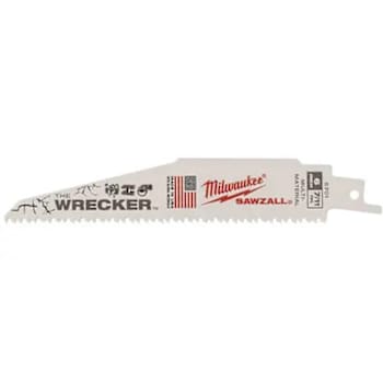 Image for Milwaukee 6" Sawzall Blade 8 Teeth Per Inch from HD Supply