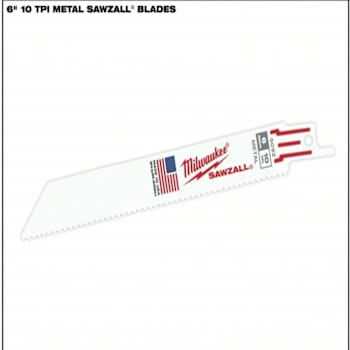 Image for Milwaukee 6" 10 TPI Thk Metal Cttng Sawzall Rcprctng Saw Blds from HD Supply