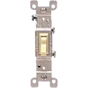 Image for Leviton 15a 1-Pole Switch Ivory 1 Ea from HD Supply