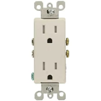 Image for Leviton Decora 15a Tamper Res Duplex Wht 1 Ea from HD Supply