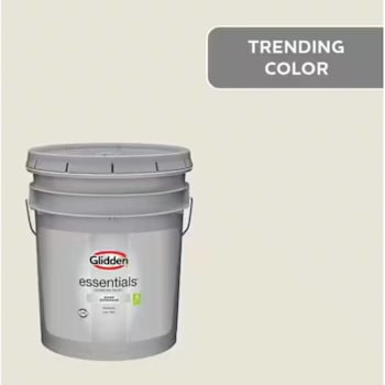 Glidden Essentials Interior Latex, Eggshell, Off White, 5 Gallon