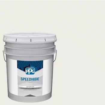 PPG Speedhide Interior Latex, Flat, Gypsum, 5 Gallon