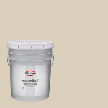 Glidden Essentials Interior Latex, Semi-Gloss, Toasted Almond, 5 Gallon