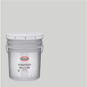 Glidden Essentials Interior Latex, Flat, Tornado, 5 Gallon