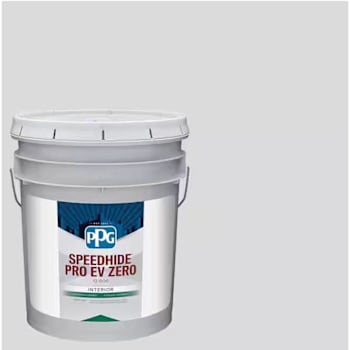 Image for PPG Speedhide Pro-Ev Zero Interior Latex, Flat, Thin Ice, 5 Gallon from HD Supply