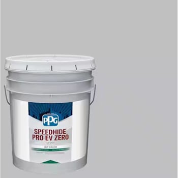 PPG Speedhide Pro-Ev Zero Interior Latex, Eggshell, Whirlwind, 5 Gallon