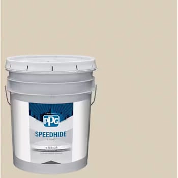 PPG Speedhide Interior Latex, Flat, Toasted Almond, 5 Gallon