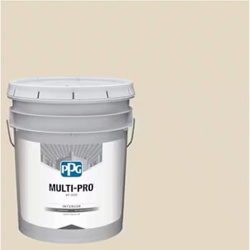 Image for PPG Multi-Pro Wall & Ceiling Interior Latex, Flat, Bone White, 5 Gallon from HD Supply